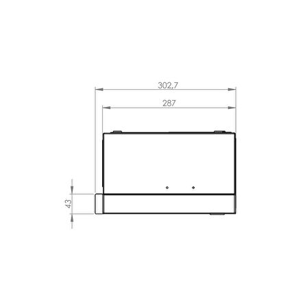 Kumtel DS6-905 S Siyah Sürgülü Aspiratör