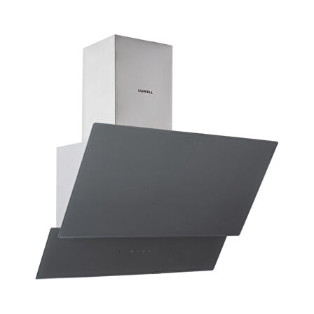 DA6-835 Metalik Gri Cam Davlumbaz