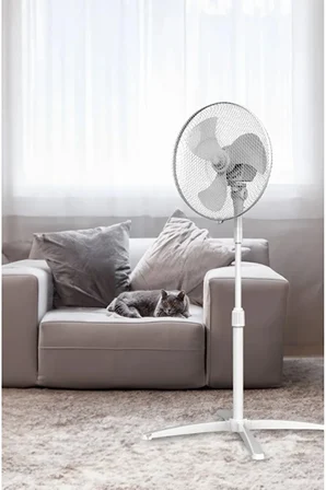 Kumtel KTF-290 Ayaklı Vantilatör 16inç 40W BEYAZ RENK