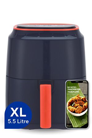 Lacivert Digital Fastfryer (YAĞSIZ FRİTÖZ AİRFRYER)