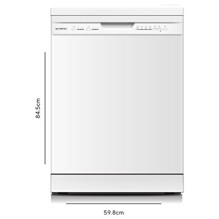 Kumtel HDW-01 4 Programlı Bulaşık Makinesi
