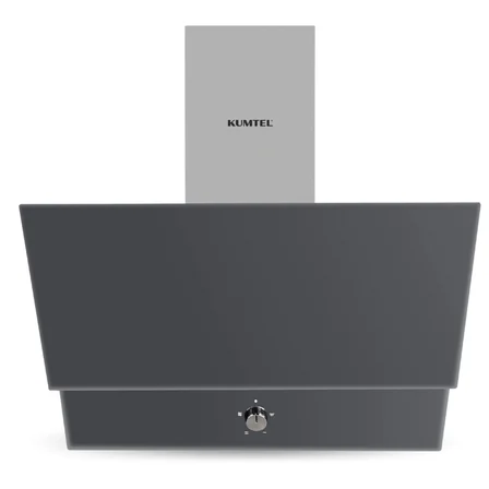 Kumtel Kristal Antrasit ( Gri ) Cam Ankastre Set