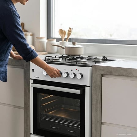 Kumtel Tam Boy Fırın Beyaz LF662S-40F