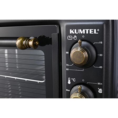 Kumtel LX-3525 40 lt Mini Fırın Siyah