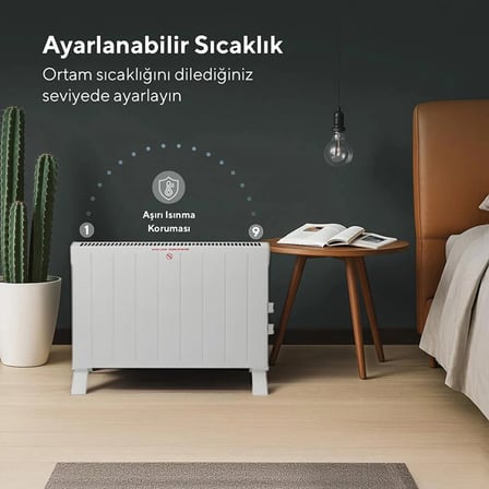 Kumtel HC-2947 2500 W Konvektör Isıtıcı
