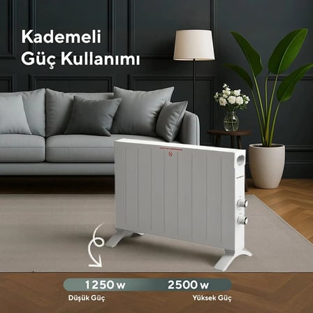 Kumtel HC-2947 2500 W Konvektör Isıtıcı