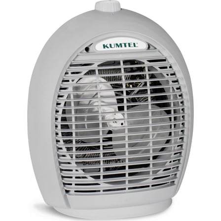 Kumtel 2000 W 3 Kademeli Sıcak-Soğuk Üflemeli Elektrikli Fanlı Isıtıcı Gri LX-6331