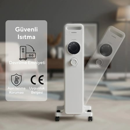 Kumtel KUM-1230S 11 Dilim 2300 W Yağlı Radyatör