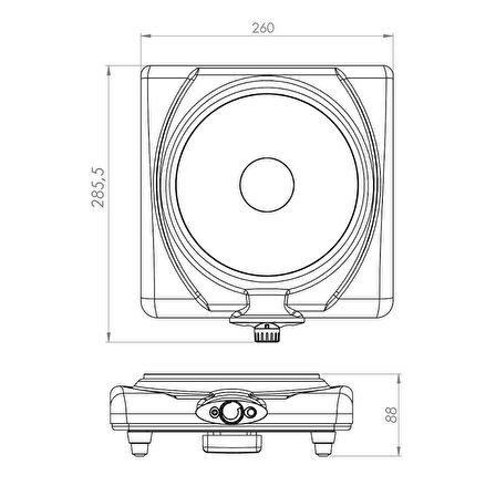 Kumtel Elektrikli Hotplate Ocak LX-7011