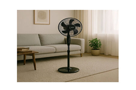 Kumtel KTF-330 Vantilatör - Siyah - 45 Watt