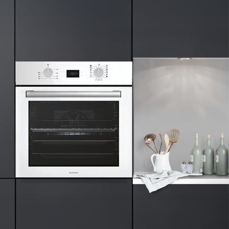 Kumtel Digital Plus Beyaz Ankastre Fırın 15 Prog. B66-SF3(DDT)