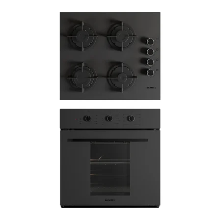 Kumtel 2'li Magic Cam Ankastre Set (Fırın-Ocak)
