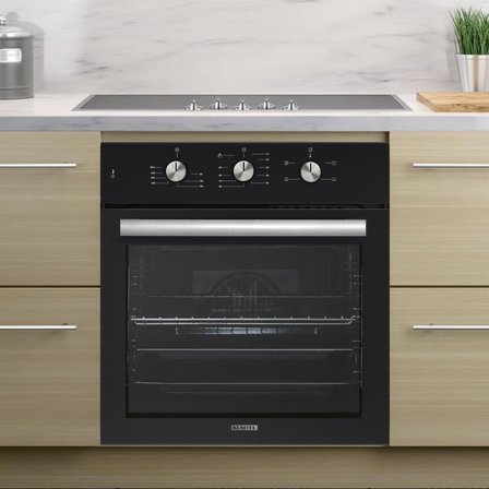 Kumtel Turbo Fanlı Siyah Ankastre Fırın B66 - SF2 ( 4 pro 3 düğ )