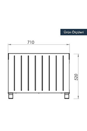 Luxell HC-2930 2000 Watt KONVEKTÖR KÖŞELİ LUXELL SİYAH