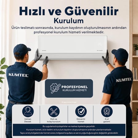 Kumtel Hinoki KMSAC-18 18.000 Btu  A++ Inverter Duvar Tipi Split Klima (Montaj Dahil)