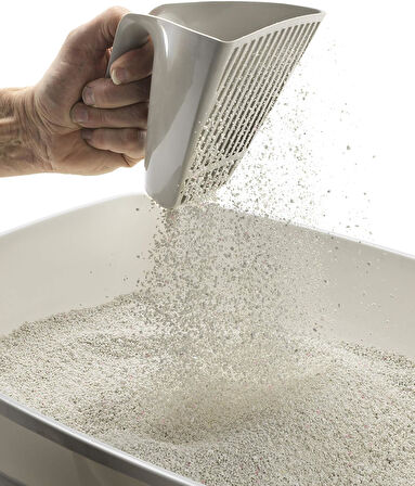 Karamel Pet Dar Aralıklı V Kedi Kumu Küreği Çeşitli Renklerde