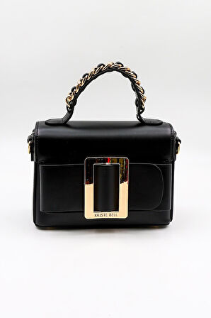 Kriste Bell Marka İthal Klasik Zincir Detaylı Bayan Çanta KB969 Siyah