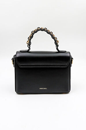 Kriste Bell Marka İthal Klasik Zincir Detaylı Bayan Çanta KB969 Siyah