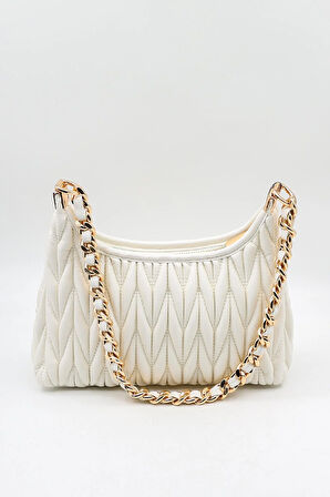 Kriste Bell Marka İthal Çapraz ve Baget Çanta KB 988 - Beyaz