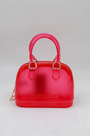 Kriste Bell Kadın Omuz Askılı Silikon Çapraz Çanta KB 996 - Fuşya
