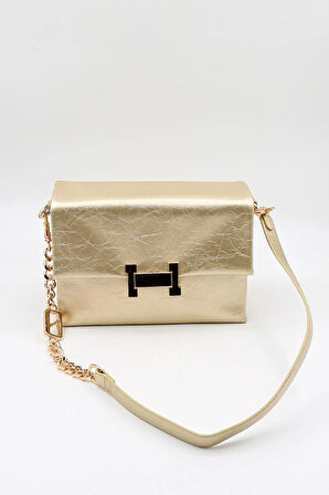 Kriste Bell Marka İthal Günlük Çapraz Çanta KB 030 - Altın