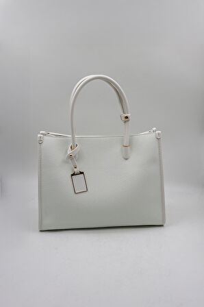 Kriste Bell İthal Kadın Omuz Çantası KB031 - Beyaz