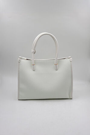 Kriste Bell İthal Kadın Omuz Çantası KB031 - Beyaz