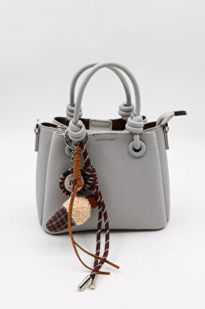 Kriste Bell İthal Kadın El ve Çapraz Çanta KB034 - Gri