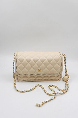 Kriste Bell İthal Kadın Çapraz Çanta KB043 - Bej