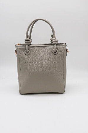 Kriste Bell İthal Kadın El ve Omuz Çantası KB045 - Gri