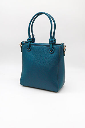 Kriste Bell İthal Kadın El ve Omuz Çantası KB045 - Kot Mavi