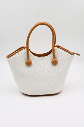 Kriste Bell İthal Kadın El ve Çapraz Çanta KB066 - Beyaz