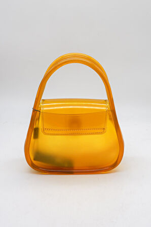 Kriste Bell Kadın Omuz Askılı Silikon Çapraz Çanta 26660 - Sarı