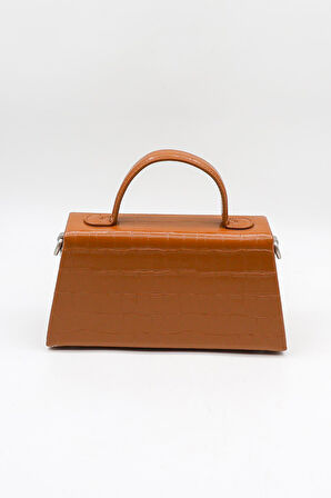 Kriste Bell Marka İthal Kroko Kadın Çanta KB909 Camel