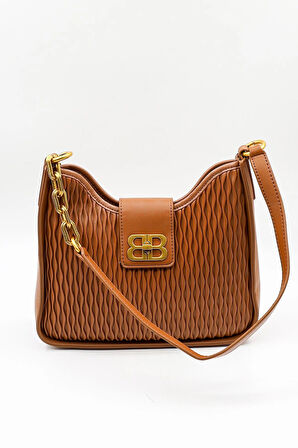 Kriste Bell Marka İthal Kadın Baget Çanta KB930 Camel