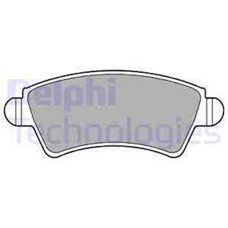 Psa On Fren Balatası P206 Gti Ew10j4 (2,0 16v) Tu5jp4 (1,6 16v) P306 Xsara 1,6 8v 1,9 (celik Segmanlı) - Delphi Lp1846