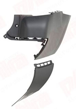 Psa Arka Tampon Sag Cift Kapı Maxı Siyah Berlingo 08> - Phira Br-08355