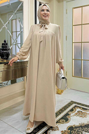 Bebekli Anne Elbisesi 3896 Taş