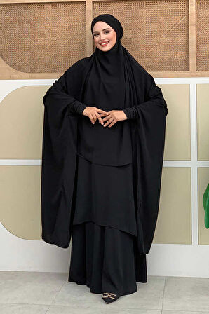 Sufleli Cilbab 6024 Siyah