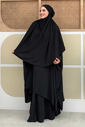 Sufleli Cilbab 6024 Siyah