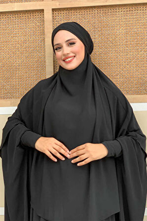 Sufleli Cilbab 6024 Siyah
