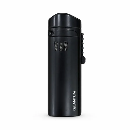 Quantum Üç Torch Pürmüz Siyah Dahili Punch Metal Puro Çakmağı TR9984