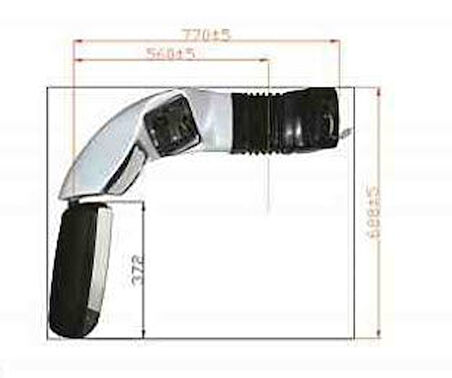 Man Truck Dis Dikiz Aynası Sol Motorlu Kollu Man Otobus (belgeli) (24v) (adaptorlu) - Servet S213 100