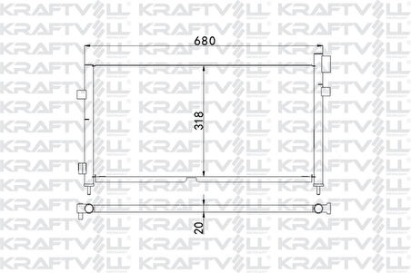 Volvo Truck Kondenser (klima) Radyatoru Volvo Fm Fm7 9 12 / Fmx 1998 2005 Ve Sonrası - Kraftvoll 08060112