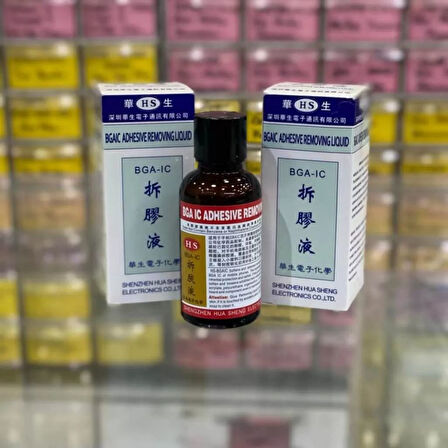 BGA-IC Epoksi Yapıştırıcı Kaldırma Çip Temizleme Sıvısı HS 30ml