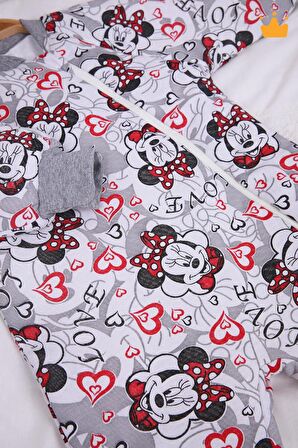 Begisa Elyaf Dolgulu 2.5 Tog Mickey Desen Çocuk Uyku Tulumu