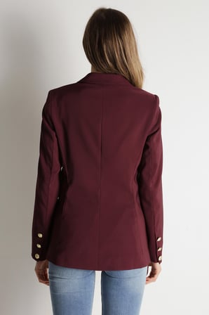 Kadın Gold Düğmeli Blazer Ceket