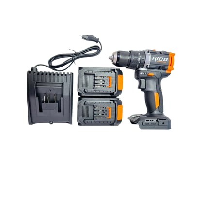 Rico Şarjlı Matkap Darbeli 20V 2A ÇİFT AKÜ 13 MM 60 NM 028-RE0016