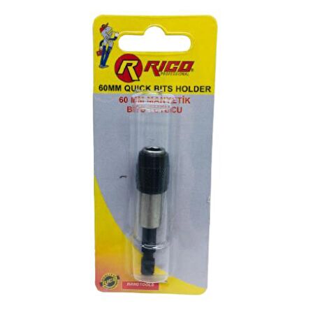 Rico RC2007 Manyetik Uzatma Adaptörü Bits Uç Tutucu 60Mm