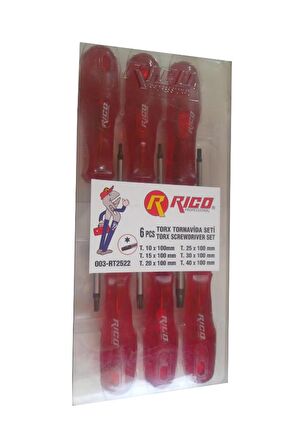 Rico Torx Tornavida Seti 6Parça 003-RT2522